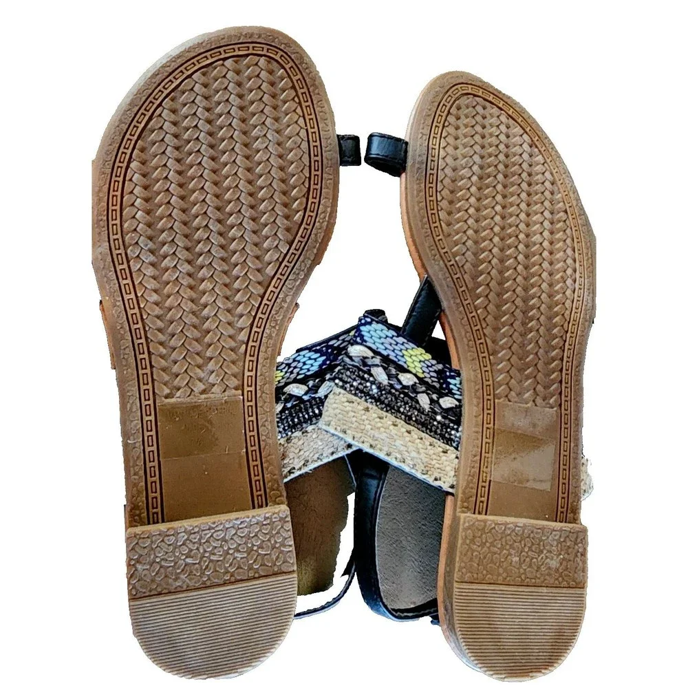 Nature Breeze Embellished Sandals Size 7.5 NWOT